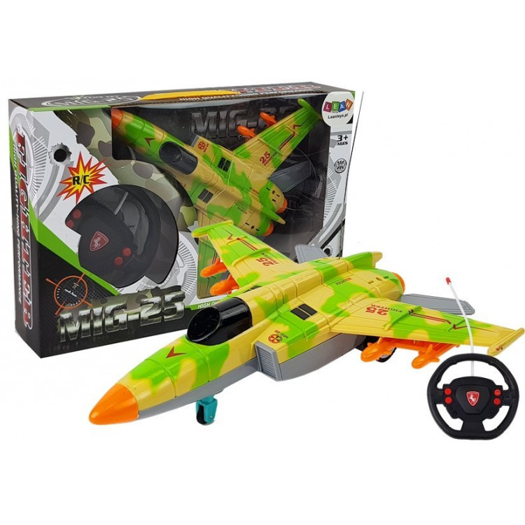 Stíhačka 26 cm RC - zelená